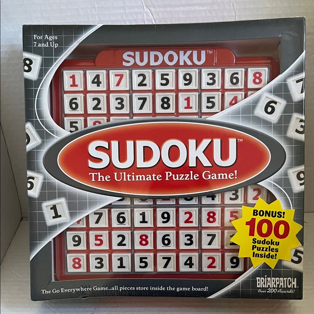 SUDOKU Ultimate Puzzle Game 100 Pappocom Briarpatch Age 7+ New sealed